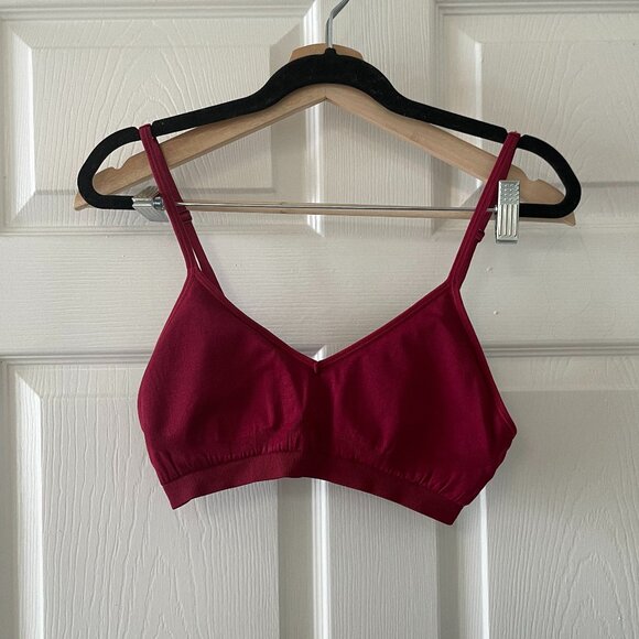 Zeanna Outfitters | Seamless Comfort Wirefree Bralette in Cabernet - Picture 3 of 7